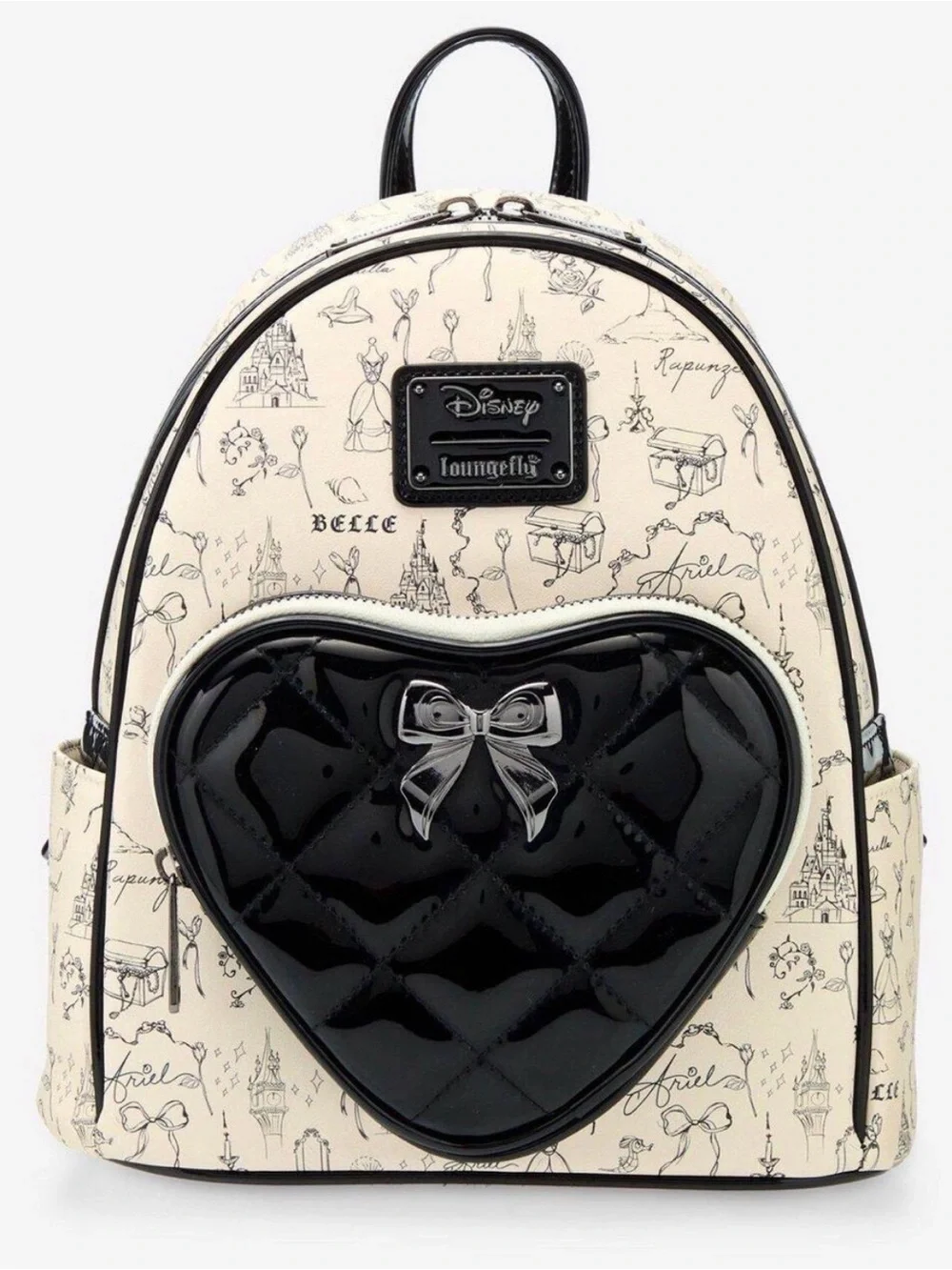 Loungefly Disney AOP Princesses Sketch Icons Mini-Backpack